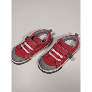 See Kai Run Kids Stevie II First Walker Sneakers for Infants Red/Gray